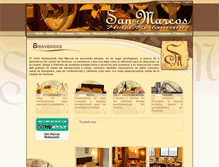 Tablet Screenshot of hotelrestaurantesanmarcos.com
